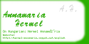 annamaria hermel business card
